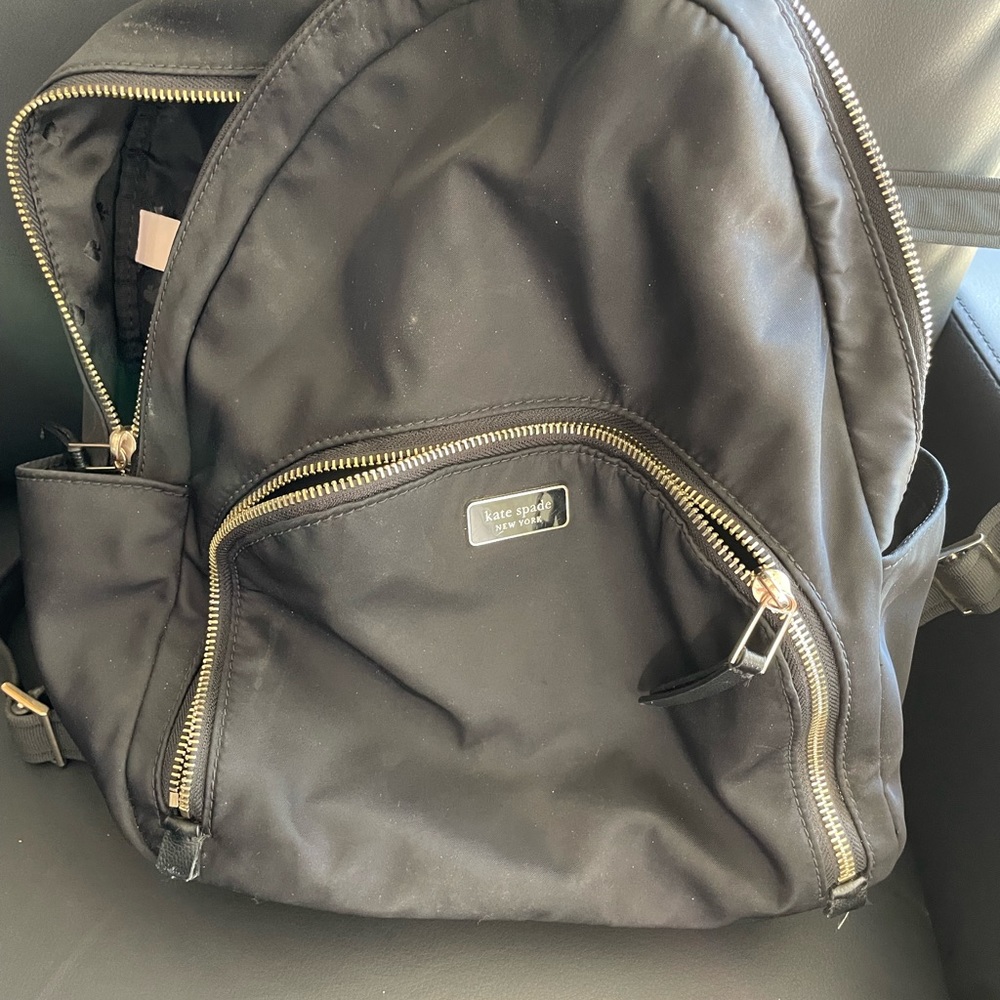 Black Kate spade backpack